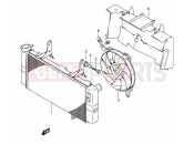 SUZUKI DL1000 K2 (2002) V-Strom 19 - RADIATOR
