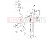 SUZUKI DL1000 K2 (2002) V-Strom 65 - REAR MASTER CYLINDER