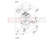 SUZUKI DL1000 K3 (2003) V-Strom 13 - AIR CLEANER