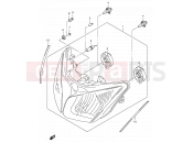 SUZUKI DL1000 K3 (2003) V-Strom 30A - HEADLAMP (E19,P37)