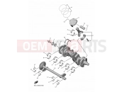 YAMAHA YZF-R1 YZF-R1 YZF1000 YZFR1N1 [USA] (B3LT) 2022 CRANKSHAFT & PISTON