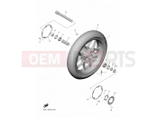 YAMAHA YZF-R1 YZF-R1 YZF1000 YZFR1N1 [USA] (B3LT) 2022 FRONT WHEEL