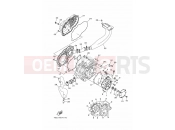 YAMAHA YFM 350 Grizzly GRIZZLY 350 IRS 4WD YFM350FWAN YFM35FGIA (4S2P) 2011 CRANKCASE COVER 1