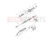 YAMAHA YFM 350 Grizzly GRIZZLY 350 IRS 4WD YFM350FWAN YFM35FGIA (4S2P) 2011 MIDDLE DRIVE GEAR