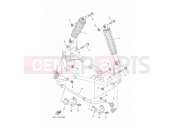 YAMAHA YFM 350 Grizzly GRIZZLY 350 IRS 4WD YFM350FWAN YFM35FGIA (4S2P) 2011 REAR SUSPENSION