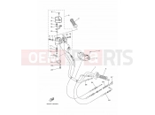 YAMAHA YFM 350 Grizzly GRIZZLY 350 IRS 4WD YFM350FWAN YFM35FGIA (4S2P) 2011 STEERING HANDLE & CABLE