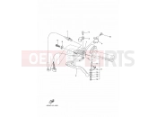 YAMAHA YFM 350 Grizzly GRIZZLY 350 IRS 4WD YFM350FWAN YFM35FGIA (4S2P) 2011 HANDLE SWITCH & LEVER