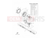 YAMAHA YXZ 1000 YXZ1000R SS XT-R YXZ1000ETS YXZ10YESL (BAS1) 2020 FRONT WHEEL 2