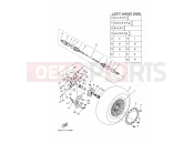 YAMAHA YXZ 1000 YXZ1000R SS XT-R YXZ1000ETS YXZ10YESL (BAS1) 2020 REAR WHEEL