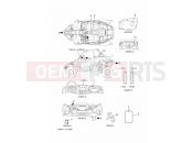 YAMAHA YXZ 1000 YXZ1000R SS XT-R YXZ1000ETS YXZ10YESL (BAS1) 2020 EMBLEM & LABEL 1