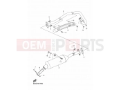 YAMAHA YFM 90 Raptor YFM90R RAPTOR 90 YFM09RYXN (BD3K) 2022 EXHAUST