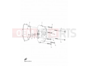 YAMAHA YFM 90 Raptor YFM90R RAPTOR 90 YFM09RYXN (BD3K) 2022 CRANKCASE COVER 1