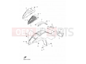 YAMAHA YFM 90 Raptor YFM90R RAPTOR 90 YFM09RYXN (BD3K) 2022 FRONT FENDER