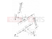YAMAHA YFM 90 Raptor YFM90R RAPTOR 90 YFM09RYXN (BD3K) 2022 FRONT SUSPENSION & WHEEL