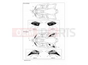 YAMAHA YFM 90 Raptor YFM90R RAPTOR 90 YFM09RYXN (BD3K) 2022 GRAPHICS