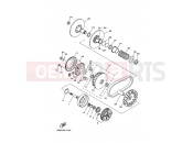 YAMAHA YFM 450 Grizzly YFM450FWAN YFM45FGY GRIZZLY 450 4WD (37S1) 2009 CLUTCH