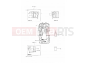 YAMAHA YFM 450 Grizzly YFM450FWAN YFM45FGY GRIZZLY 450 4WD (37S1) 2009 EMBLEM & LABEL 1