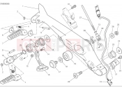 DUCATI Scrambler Icon Dark Right footrests