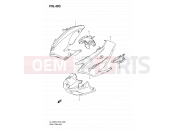 SUZUKI DL1000 K6 (2006) V-Strom 49C - SIDE COWLING (MODEL K6)