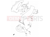 SUZUKI DL1000 K6 (2006) V-Strom 50 - SIDE COWL INSTALLATION PARTS