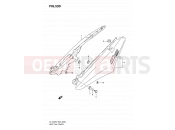 SUZUKI DL1000 K6 (2006) V-Strom 53D - SEAT TAIL COVER (MODEL K6)