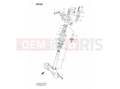 SUZUKI DL1000 K6 (2006) V-Strom 55 - STEERING STEM