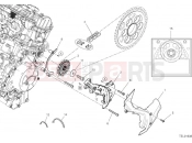 DUCATI Diavel V4 Front sprocket & chain