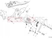DUCATI Diavel V4 Left footrest
