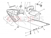DUCATI Superbike 888 US SEAT » TANK/SEAT