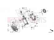 HONDA SH125 SPORTY SH125AD2R - 2025 E-14 RADIATOR