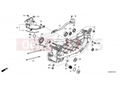HONDA SH125 SPORTY SH125AD2R - 2025 E-19-20 LEFT CRANKCASE