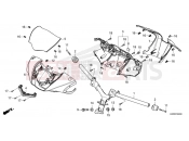 HONDA SH125 SPORTY SH125AD2R - 2025 F-9 STEERING HANDLE/HANDLE COVER