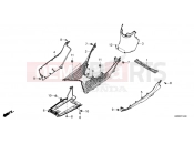 HONDA SH125 SPORTY SH125AD2R - 2025 F-14 FLOOR STEP