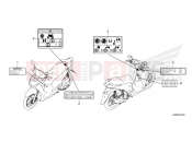 HONDA SH125 SPORTY SH125AD2R - 2025 F-47 CAUTION LABEL