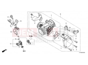 HONDA SH350 SPORT - SPECIAL EDITION (SH350AST) 2026 E-22 THROTTLE BODY/FUEL INJECTOR