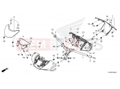 HONDA SH350 SPORT - SPECIAL EDITION (SH350AST) 2026 F-9 HANDLE PIPE/HANDLE COVER