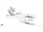 HONDA SH350 SPORT - SPECIAL EDITION (SH350AST) 2026 F-14-10 PILLION STEP