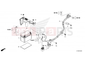 HONDA SH350 SPORT - SPECIAL EDITION (SH350AST) 2026 F-40 BATTERY