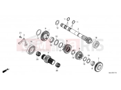 HONDA CMX1100 REBEL SE DCT (CMX1100D3T) 2026 E-17-10 TRANSMISSION (MAINSHAFT) (CMX1100D/D2/D3)