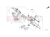 HONDA CMX1100 REBEL SE DCT (CMX1100D3T) 2026 F-17 REAR BRAKE CALIPER