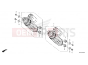 HONDA CMX1100 REBEL SE DCT (CMX1100D3T) 2026 F-33 REAR CUSHION