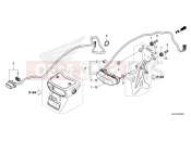 HONDA CMX1100 REBEL SE DCT (CMX1100D3T) 2026 F-36 TAILLIGHT/LICENSE LIGHT