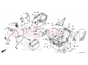 HONDA CMX1100 REBEL SE DCT (CMX1100D3T) 2026 F-37 BATTERY/UTILITY BOX