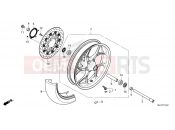 HONDA CMX1100 REBEL (CMX1100AT) 2026 F-14-40 FRONT WHEEL
