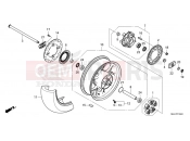 HONDA CMX1100 REBEL (CMX1100AT) 2026 F-19-40 REAR WHEEL