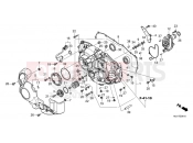 HONDA CMX1100 REBEL DCT (CMX1100DT) 2026 E-6-10 RIGHT CRANKCASE COVER (CMX1100D/D2/D3)