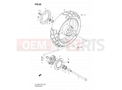 SUZUKI DL1000 K8 (2008) V-Strom (E02,E19,E24) 65 - REAR WHEEL