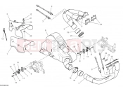DUCATI Multistrada V4 Rally Exhaust manifold (international)