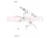 SUZUKI DL1000 K8 (2008) V-Strom (E03,E28,E33) 45 - HANDLE LEVER