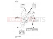 SUZUKI DL1000 K8 (2008) V-Strom (E03,E28,E33) 52 - LABEL
